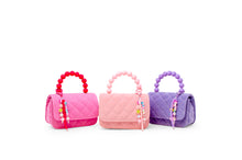 Load image into Gallery viewer, Pearl Handle Message Charm Handbag for Kids