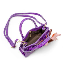 Load image into Gallery viewer, Vivid Crocodile Pony Handbag