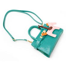 Load image into Gallery viewer, Vivid Crocodile Pony Handbag