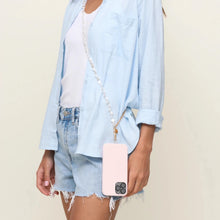 Load image into Gallery viewer, Miami Chains Get That Gold - Matte Gold & Pearl Crossbody Phone Chain