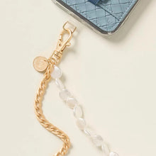 Load image into Gallery viewer, Miami Chains Get That Gold - Matte Gold & Pearl Crossbody Phone Chain