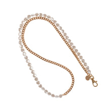 Load image into Gallery viewer, Miami Chains Get That Gold - Matte Gold & Pearl Crossbody Phone Chain