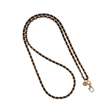 Load image into Gallery viewer, Miami Chains Golden Black Crossbody Phone Chain