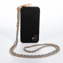 Load image into Gallery viewer, Miami Chains Denim Dream x Matte Gold Crossbody Phone Chain
