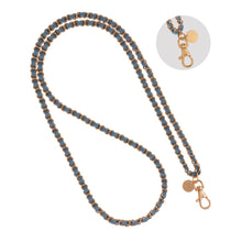 Load image into Gallery viewer, Miami Chains Denim Dream x Matte Gold Crossbody Phone Chain