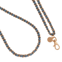 Load image into Gallery viewer, Miami Chains Denim Dream x Matte Gold Crossbody Phone Chain
