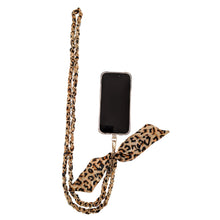 Load image into Gallery viewer, Miami Chains Oh Lala Leopard Crossbody Phone Chain