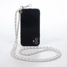Load image into Gallery viewer, Miami Chains Summer White Silver Crossbody Phone Chain