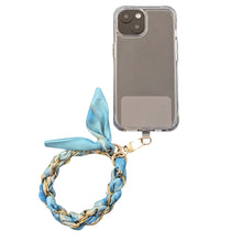 Load image into Gallery viewer, Miami Chains Azure Gold Phone Wristlet