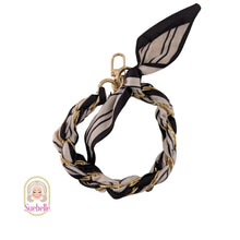 Load image into Gallery viewer, Miami Chains Black Tie Palms Phone Wristlet