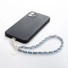 Load image into Gallery viewer, Miami Chains Denim Dream x Matte Silver Phone Wrislet