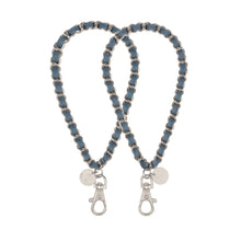 Load image into Gallery viewer, Miami Chains Denim Dream x Matte Silver Phone Wrislet