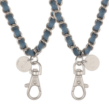 Load image into Gallery viewer, Miami Chains Denim Dream x Matte Silver Phone Wrislet