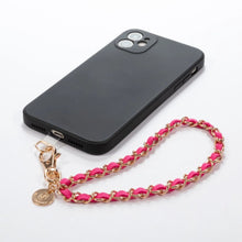 Load image into Gallery viewer, Miami Chains Hollywood Hot Pink Phone Wristlet