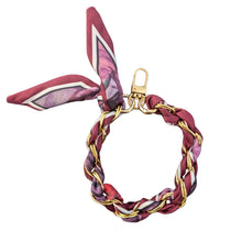 Load image into Gallery viewer, Miami Chains Merlot Phone Wristlet