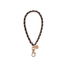 Load image into Gallery viewer, Miami Chains Nauti Navy Phone Wristlet