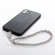 Load image into Gallery viewer, Miami Chains Silver on Silver Phone Wristlet