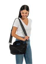 Load image into Gallery viewer, Mark Noir Woven Mini Tote