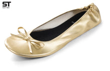 Load image into Gallery viewer, Silky Toes Foldable Flat Slipper Shoes