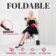 Load image into Gallery viewer, Silky Toes Foldable Flat Slipper Shoes