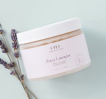 Load image into Gallery viewer, Honey Lavender Fine Sea Salt Body Scrub