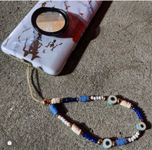 Load image into Gallery viewer, Miami Chains True Blue Phone Wristlet