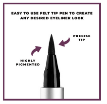 Load image into Gallery viewer, Liquid Black Eyeliner Pen