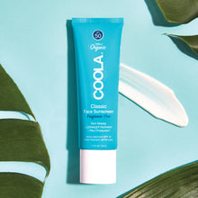 Load image into Gallery viewer, COOLA Classic Face Sunscreen Fragrance Free SPF 50