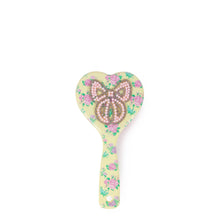 Load image into Gallery viewer, Bow Floral Printed Heart Shaped Hairbrush
