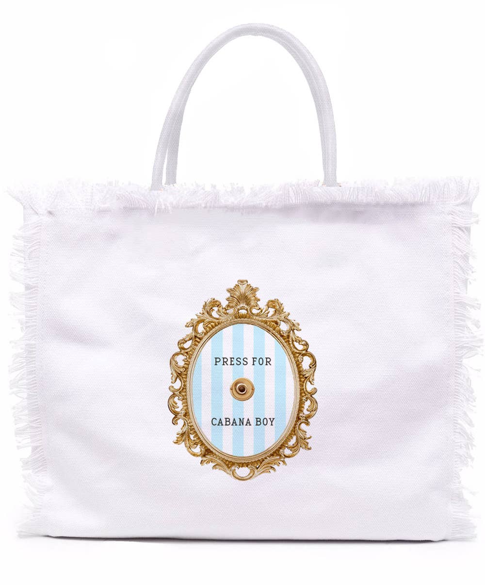Fringe Tote - Press for Cabana Boy