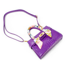 Load image into Gallery viewer, Girl&#39;s Vivid Crocodile Scarf Handbag
