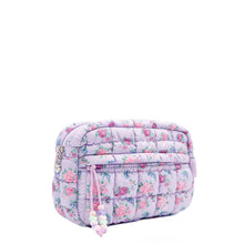Load image into Gallery viewer, Quilted Scrunchies Floral Printed Pouch: Lavender Floral Print Scrunch
