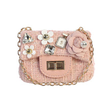 Load image into Gallery viewer, Mini Tweed Purse with Adorable Charms
