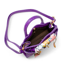 Load image into Gallery viewer, Girl&#39;s Vivid Crocodile Scarf Handbag
