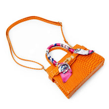Load image into Gallery viewer, Girl&#39;s Vivid Crocodile Scarf Handbag
