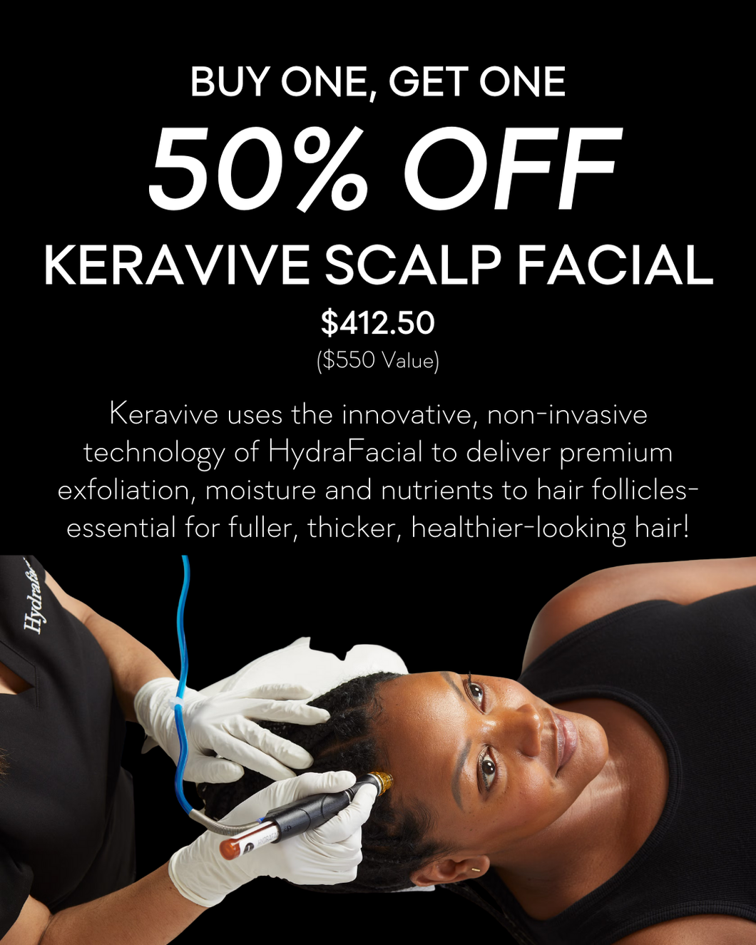 BOGO 50% Off Keravive Scalp Facial