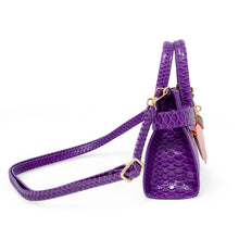 Load image into Gallery viewer, Vivid Crocodile Pony Handbag
