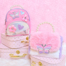 Load image into Gallery viewer, Butterfly Applique Color Block Micro Mini Backpack
