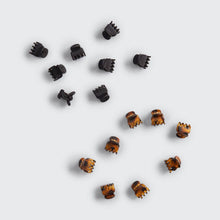 Load image into Gallery viewer, Recycled Plastic Micro Classic Claw Clips 16pcSet-Blk &amp; Tort
