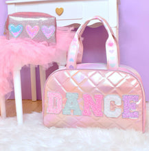 Load image into Gallery viewer, &#39;Dance&#39; Metallic Quilted Duffle Bag
