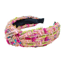 Load image into Gallery viewer, Tweed Mix Knotted Headband
