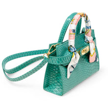 Load image into Gallery viewer, Girl&#39;s Vivid Crocodile Scarf Handbag
