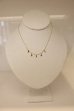 Load image into Gallery viewer, Moon and Stars 14K Yellow Gold Necklace
