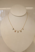 Load image into Gallery viewer, Moon and Stars 14K Yellow Gold Necklace
