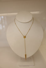 Load image into Gallery viewer, Diamond Pyramid Necklace
