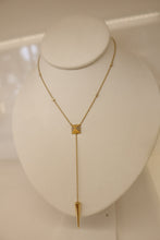 Load image into Gallery viewer, Diamond Pyramid Necklace
