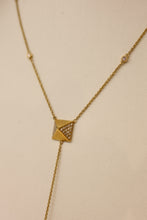 Load image into Gallery viewer, Diamond Pyramid Necklace
