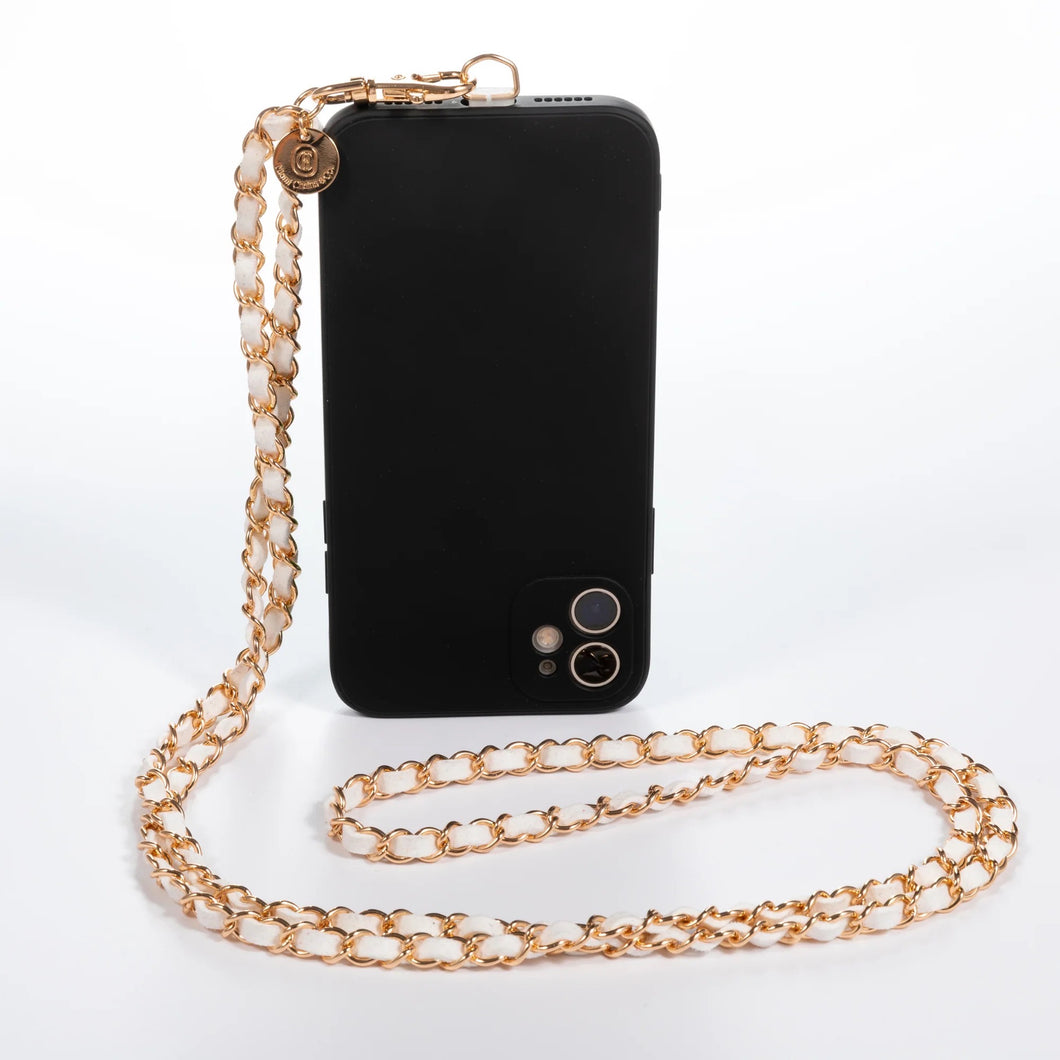 Miami Chains Summer White Gold Crossbody Phone Chain