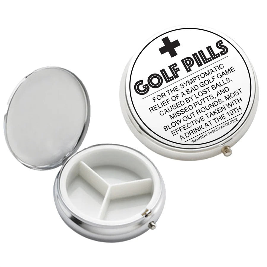 Golf Pills Pill Case