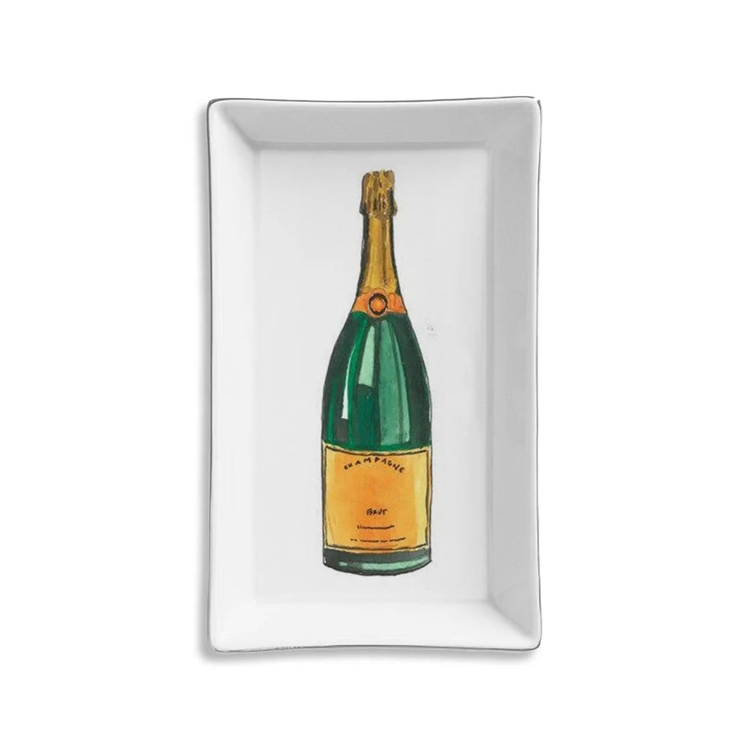 Ceramic Tray - Champagne